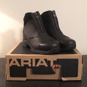 Boys Ariat bromont boots.